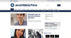 Desktop Screenshot of jornalmateriaprima.com.br